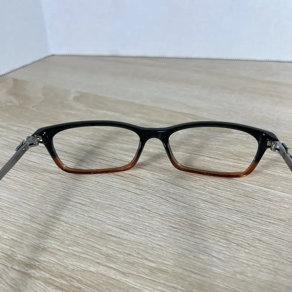 Coach HC6110 5475 Eyeglasses Black Amber Glitter Gradient 52-16-140